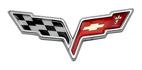 CALCOMANIA MEDIANA ACRILICO LOGO CORVETTE