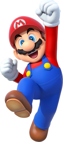 CALCOMANIA MEDIANA ACRILICO MARIO BROSS