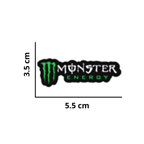 CALCOMANIA MEDIANA ACRILICO MONSTER ENERGY 5.5x3.5 cm 