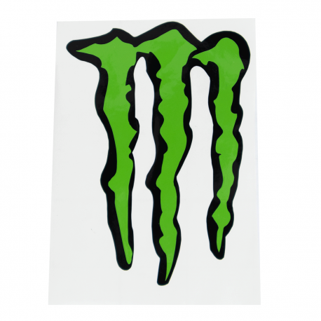 CALCOMANIA MEDIANA ACRILICO MONSTER GARRA