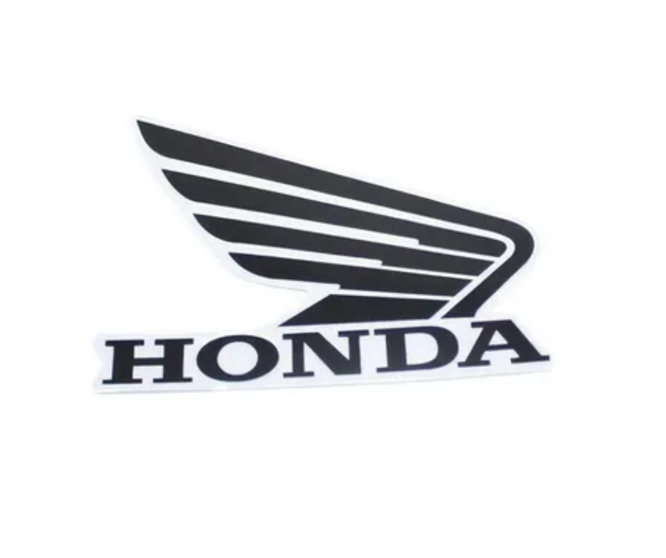CALCOMANIA MEDIANA VINIL ALA HONDA DERECHA