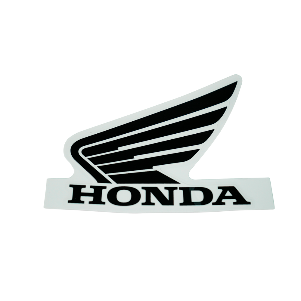 CALCOMANIA MEDIANA VINIL ALA HONDA IZQUIERDA