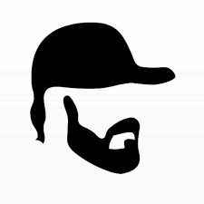 [MED-VIN-599] CALCOMANIA MEDIANA VINIL BARBON CON GORRA