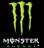 CALCOMANIA MEDIANA VINIL MONSTER ENERGY FONDO NEGRO