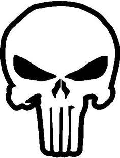 CALCOMANIA MEDIANA VINIL PUNISHER