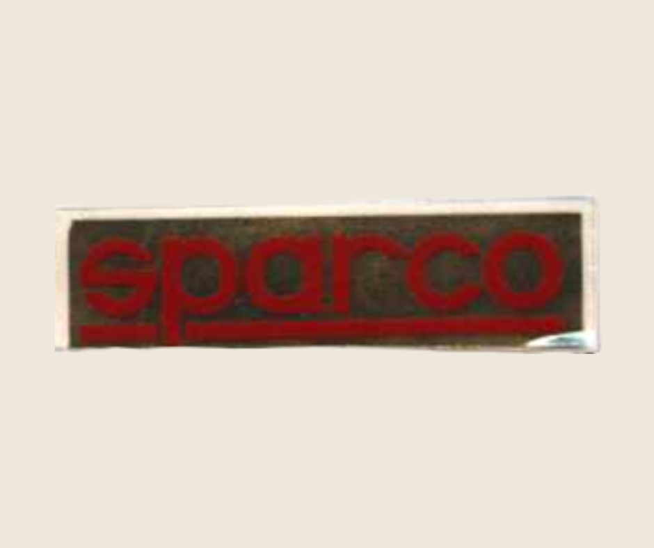 CALCOMANIA MEDIANA VINIL SPARCO ROJO
