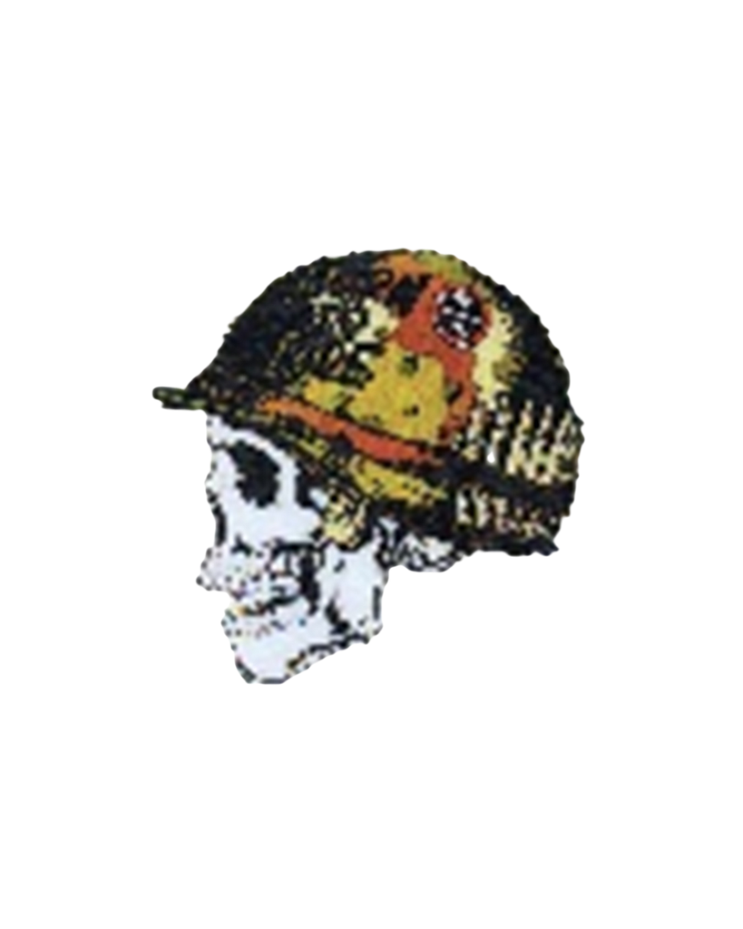 CALCOMANIA REFLEJANTE CALAVERA MILITAR