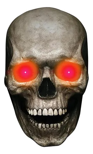 CALCOMANIA REFLEJANTE CALAVERA OJOS ROJOS