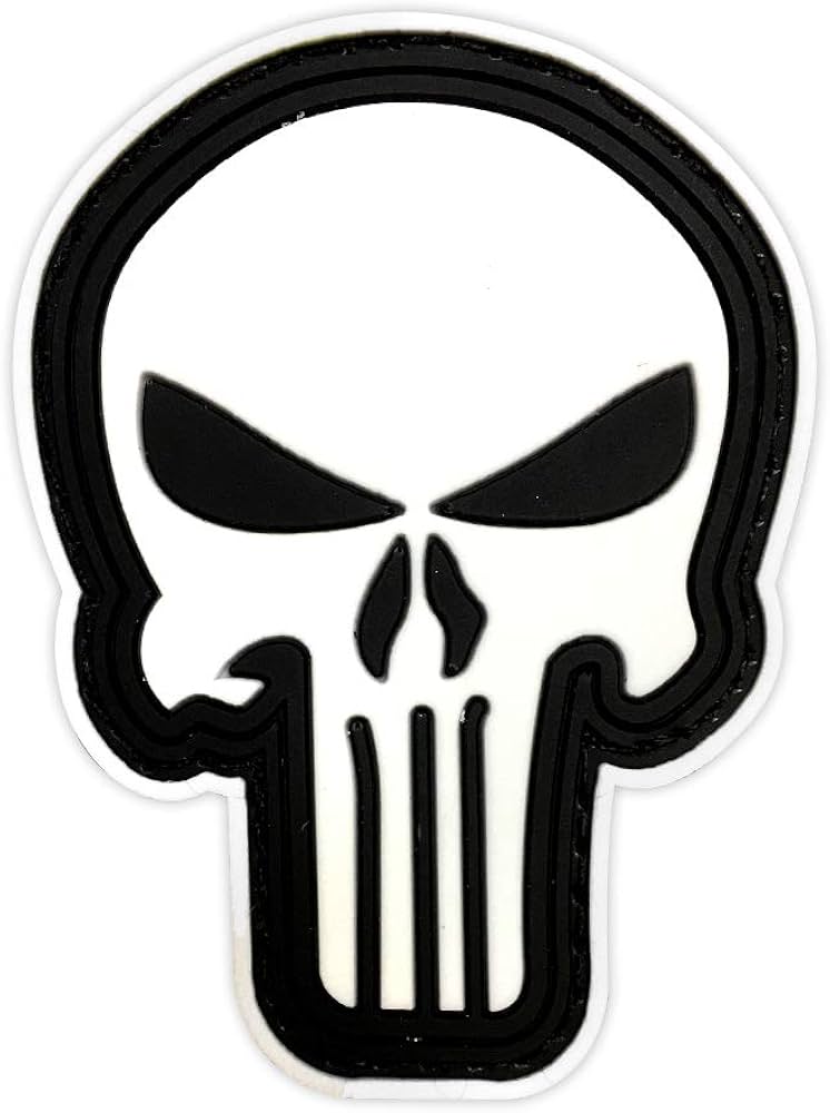 CALCOMANIA REFLEJANTE PUNISHER