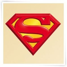 CALCOMANIA REFLEJANTE SUPERMAN