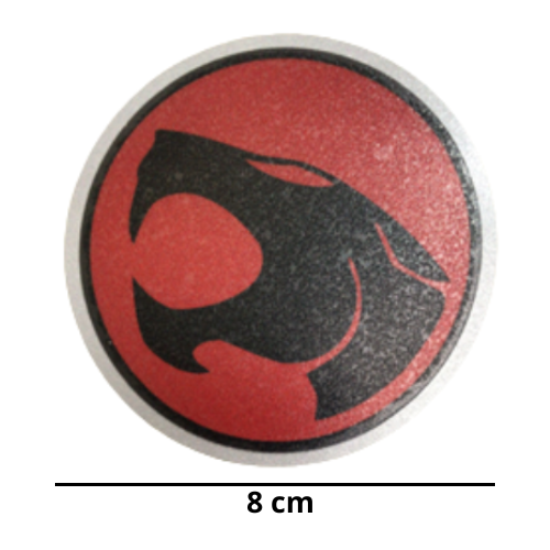 CALCOMANIA REFLEJANTE THUNDERCATS 8X7 CM