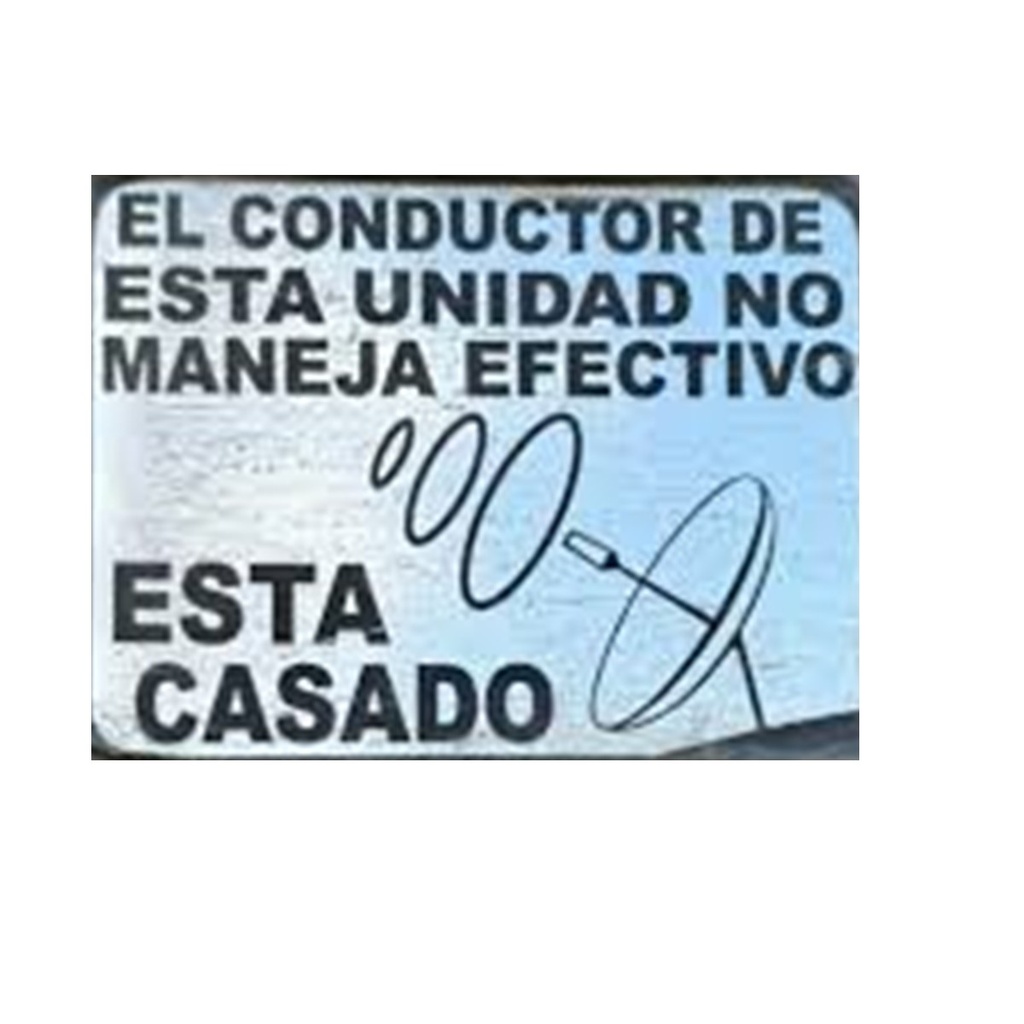 CALCOMANIA REFLEJANTE UNIDAD VIGILADA