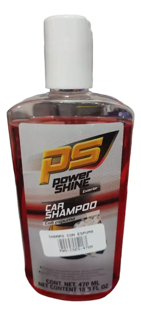 CAR SHAMPOO ESPUMA BOTELLA POWER SHINE