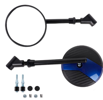 ESPEJO P/MOTO IRON RACING IR0298 FIBRA CARBON AZUL