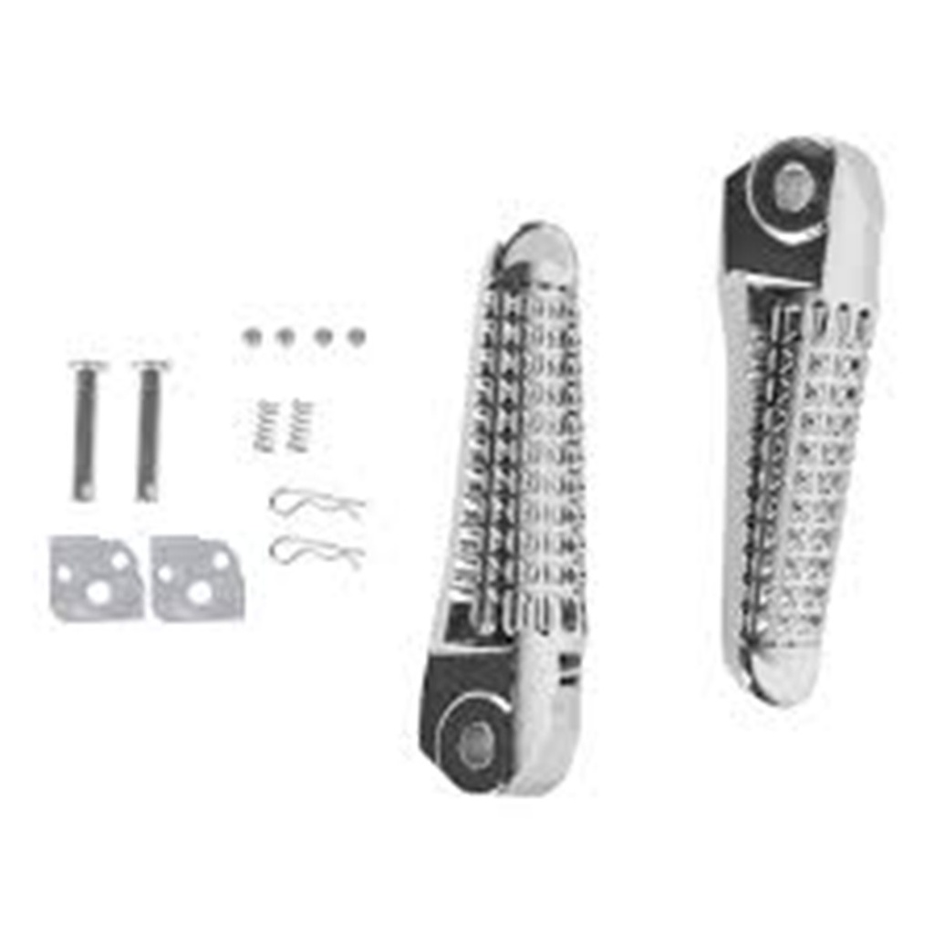 [POS-1616-0817P] JUEGO POSAPIE TRASERO ALUMINIO MSD-817 PLATA