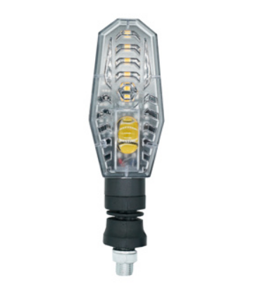 DIRECCIONAL DELANTERA SECUENCIAL CON LUZ AUXILIAR BLANCA LED SET 12V