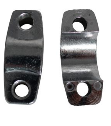 BASE ABRAZADERA DE MANUBRIO CROMADA DT-125 CLASICA 17-19 / DT-125 DELIVERY 17-20 / DT-125 SPORT 17-19 / DT-150 BASIC 18-20 / DT-150 CLAS