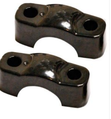 BASE ABRAZADERA DE MANUBRIO NEGRO DT-125 CLASICA 17-19 / DT-125 DELIVERY 17-20 / DT-125 SPORT 17-19 / DT-150 BASIC 18-20 / DT-150 CLAS