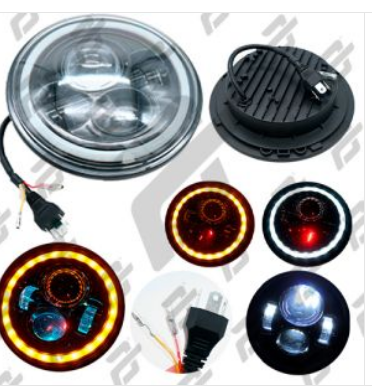 FARO 12 Vcc H4 BLANCO / AMARILLO UNIVERSAL