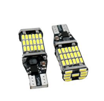 FOCO 45 LED PELLIZCO LUZ BLANCA  12 Vcc UNIVERSAL