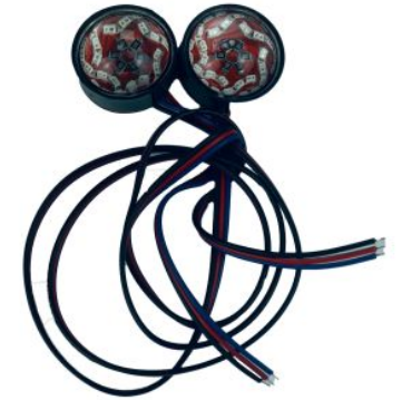PAR DE LUCES  DECORATIVAS 12Vcc MOTONETAS Y MOTOS DE TRABAJO