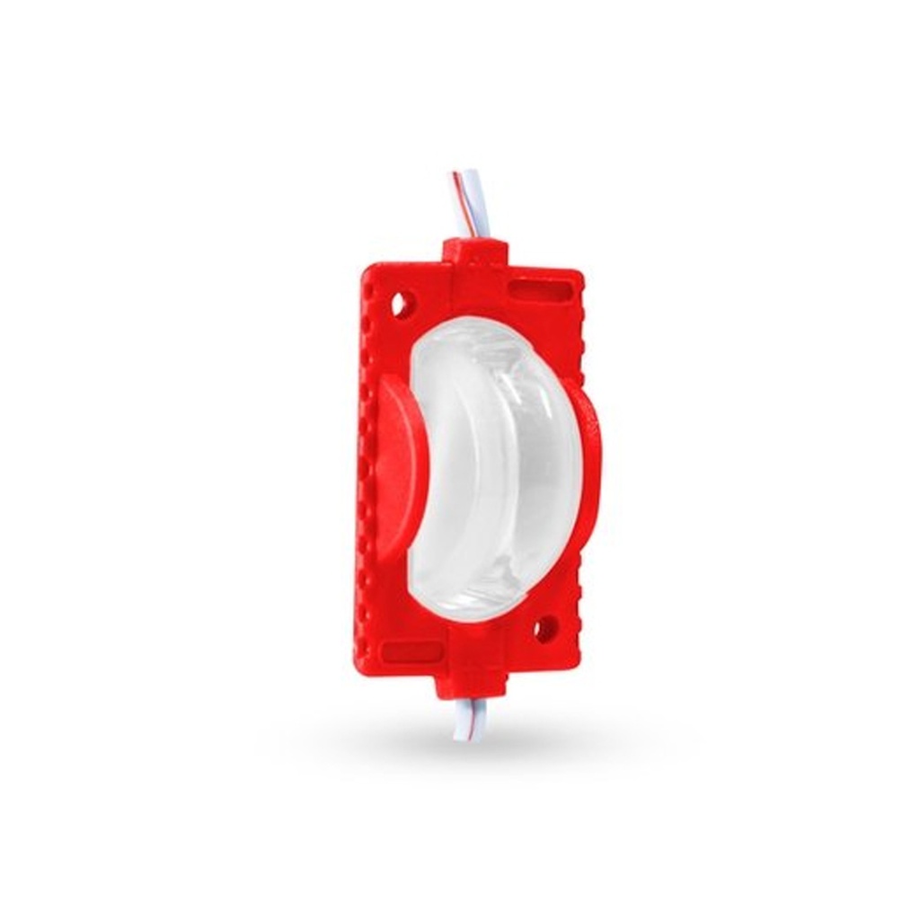 TIRA DE MODULO LED TIPO CAPSULA 1 LUZ  (ROJO)