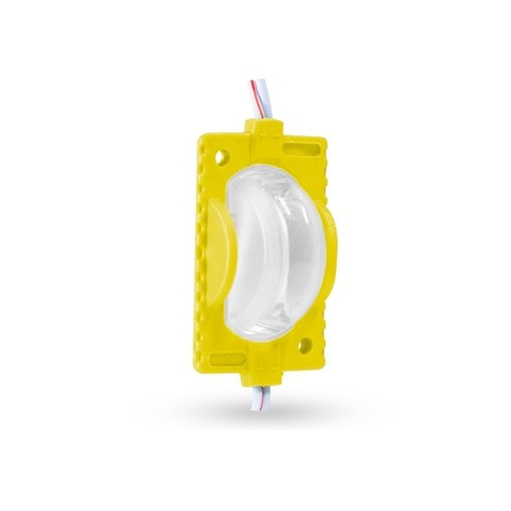 TIRA DE MODULO LED TIPO CAPSULA 1 LUZ  (AMARILLO)