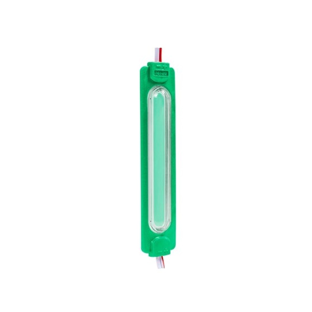 TIRA DE MODULO LED COB PLASMA 9 LUCES ENCAPSULADO  (VERDE)