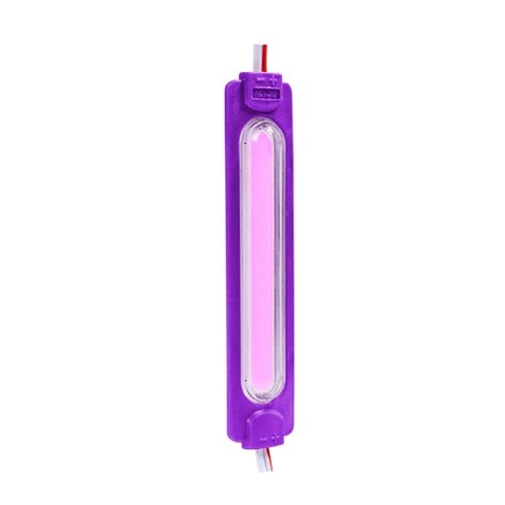 TIRA DE MODULO LED COB PLASMA 9 LUCES ENCAPSULADO  (MORADO)