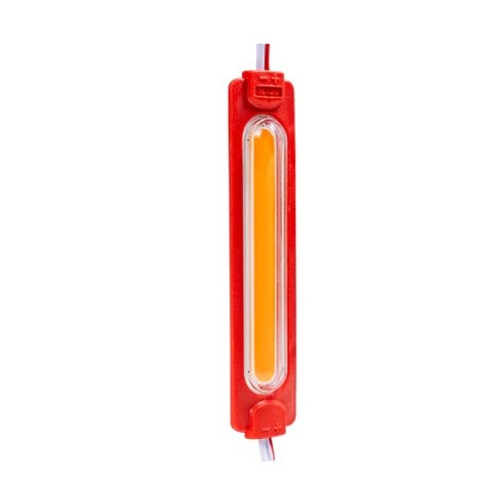 TIRA DE MODULO LED COB PLASMA 9 LUCES ENCAPSULADO  (ROJO)