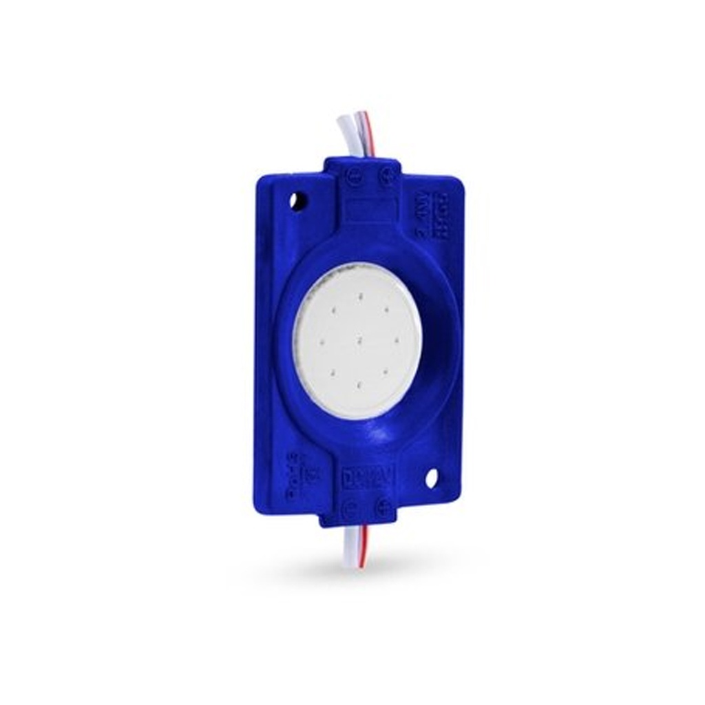[RS-MOD-4011BU] TIRA DE MODULO LED COB TIPO BOTON 1 LUZ  (AZUL)