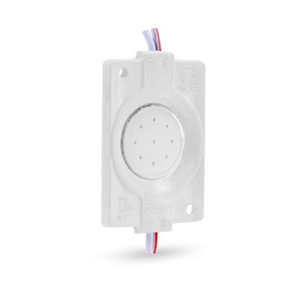 TIRA DE MODULO LED COB TIPO BOTON 1 LUZ  (BLANCO)