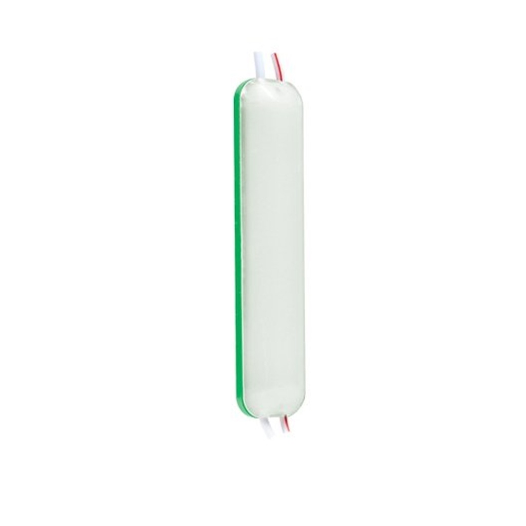 TIRA DE MODULO LED ENCAPSULADO 9 LUCES  (VERDE)