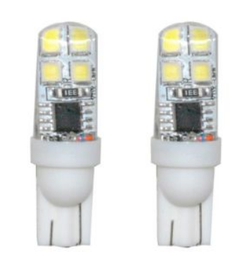 FOCO DE PELLIZCO CON ESTROBO LED BLANCO 12 Vcc AR-110 15 / CS-125 14-17 / DM-150 10-17 / DM-200 07-08 / DS-150 14-17 / DS-150 NEGRO 13-15 / DT-150