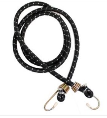 LIGA  ELASTICA NEGRA (ESLINGA) 150 cm Exterior: 100% polipropileno Interior: 100% elastano