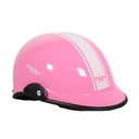 MEDIO CASCO MEK COLOR VERANO VERSION ROSADO/BLANCO 