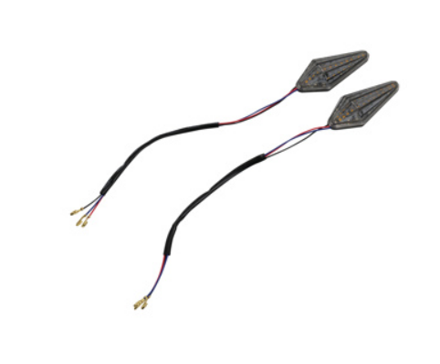 DIRECCIONAL DELANTERA/TRASERA AUTOADHERIBLE SECUENCIAL CON LUZ CUARTO AMBAR LED SET 12V