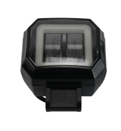 FARO AUXILIAR 2 LEDS CUADRADO 20W / OJO ANGEL BLANCO 6W 12V LM 800