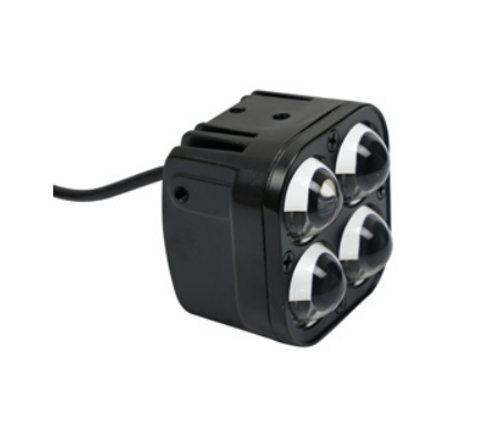 FARO AUXILIAR 4 LEDS HEXAGONAL CON LUPA 20W 12V LM 1800