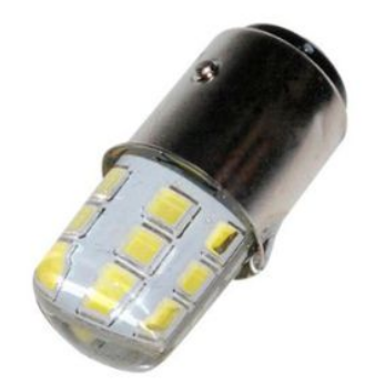 FOCO DE STOP CON ESTROBO LED 24 LED BLANCO 12 Vcc UNIVERSAL
