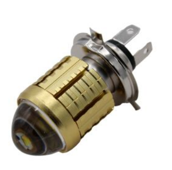 FOCO LED ALUMINIO H4 CON LUPA 12 Vcc UNIVERSAL