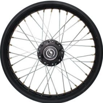 RIN DELANTERO DE RAYOS 2.15 X 17 NEGRO MATE VN ROCKETMAN-250 20-22/VN ROCKETMAN-250SP 20-22/VN SCREAMER-250 20-22