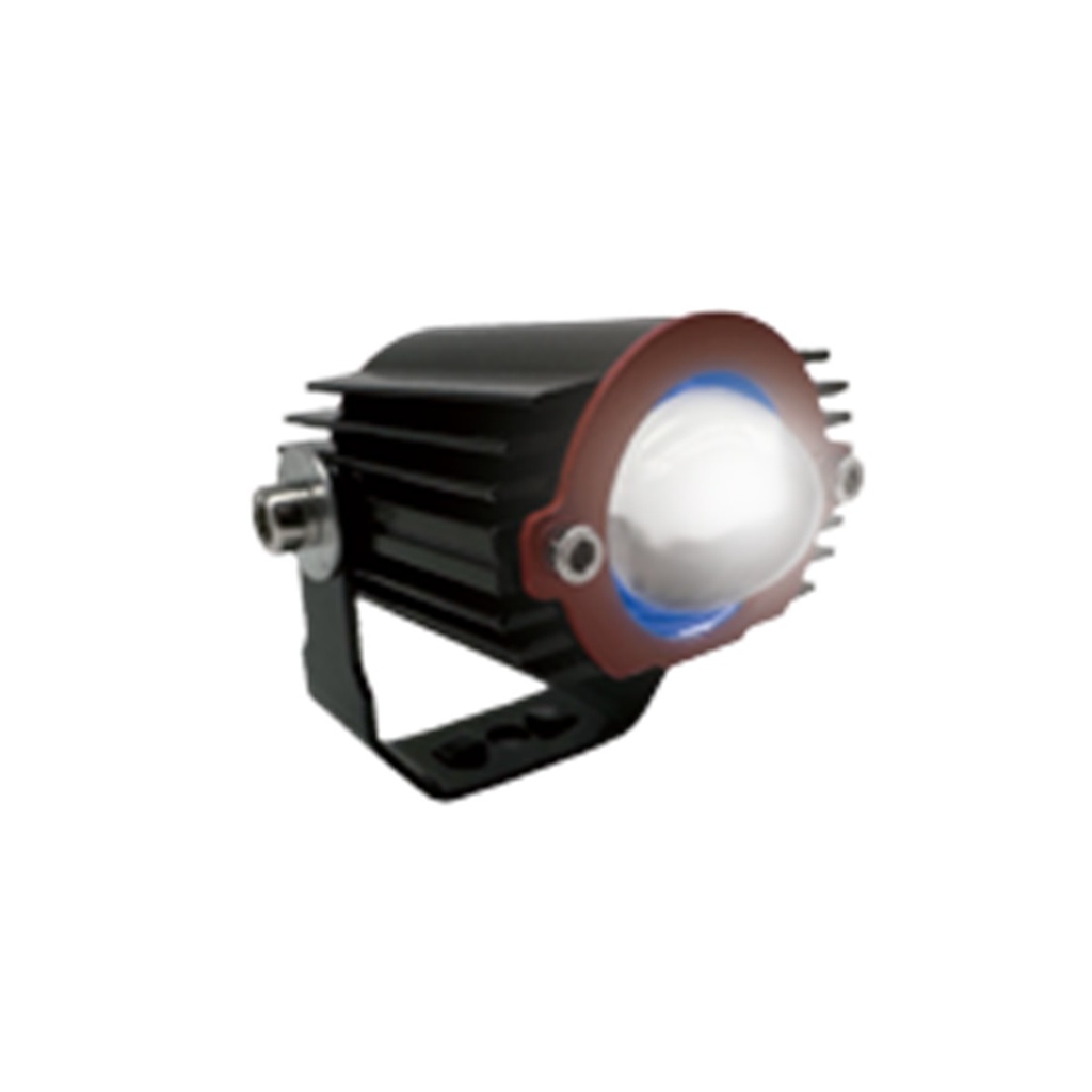 FARO LED OJO AFILADO  Y RETROILUMINACION CON OJO  (AMARILLO-BLANCO-AZUL-AZUL)