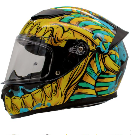 CASCO CERRADO RAMSES CERTIFICADO DOT RAMSES TALLA 2XL