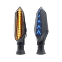 DIRECCIONAL LED SECUENCIAL TIPO FLECHA AMAR-AZUL UNIVERSAL