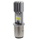 FOCO DE FARO PLATA LED PREMIUM MEDIA VUELTA BLANCO