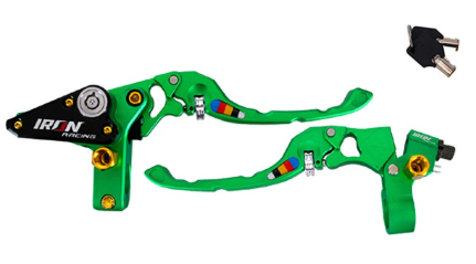 KIT BOMBA FRENO C/SEGURO Y MANIJA DECORATIVA UNIVERSAL IR-S8 VERDE