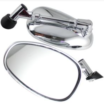 ESPEJOS CROMADOS HF814 10mm CHOPPER HF814 10mm