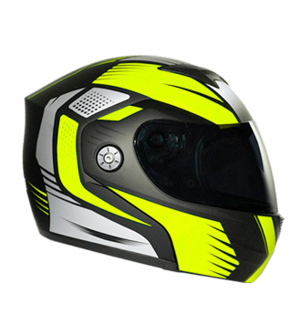 CASCO ABATIBLE IRON RACING IR108II DOT MICA AHUMADA AMARILLO AIRFOIL L