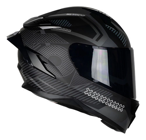 KOV CASCO ARES KNOX NEGRO/GRIS L